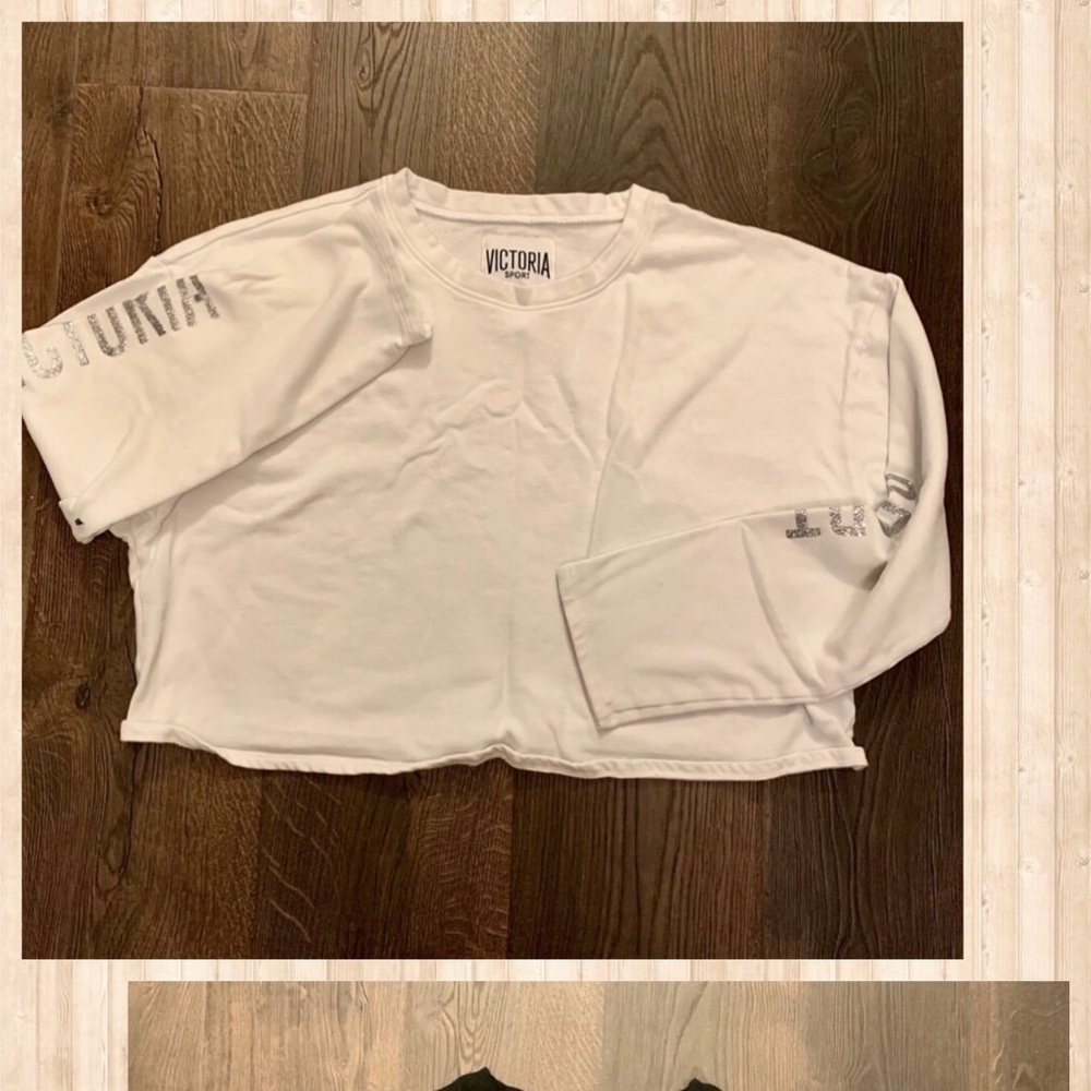 2 VS SPORT CROPPED SWEATSHIRTS FOR SALE!